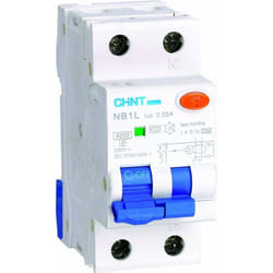 Chint - Interruttore Magnetotermico Differenziale 1P+N 40A 4.5kA 30mA 2M 203339