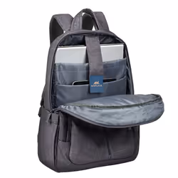 Rivacase 7560 zaino Grigio Poliestere - Vista aggiuntiva 4