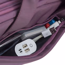 Rivacase Central 13.3" Valigetta ventiquattrore Viola - Vista aggiuntiva 8