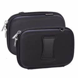 Rivacase 9101 4.3" Cover a guscio Nero Poliestere, Poliuretano