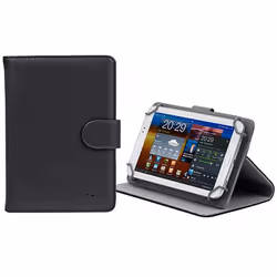 Rivacase 3012 17,8 cm (7") Custodia a libro Nero