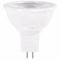 lampadina led mr16 12 volt ac-dc faretti GX5,3 bianco freddo 6 watt 38° alimentazione 12 volt ac/dc angolo apertura fascio lu ...