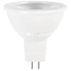 lampadina led mr16 12 volt ac-dc faretti GX5,3 bianco freddo 6 watt 38°