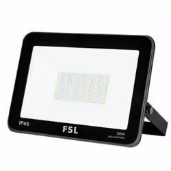 Proiettore Per Esterni Nero 30W - Ip65 120_ 4000K (Flfe30W4K)