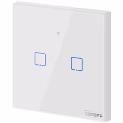 Interruttore Smart Sonoff IM190314010 T0EU2C Interruttore a parete touch Wifi a due pulsante Gli smart switch WiFi disponibil ...