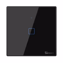 SONOFF T3EU1C-TX Interruttore a parete Touch Wifi a 1 Pulsante Interruttore a parete touch Wifi serie T3TX ad 1 pulsante con ...