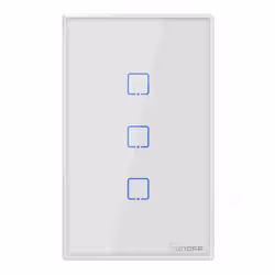 SONOFF T2US3C-TX è un interruttore smart a 3 tasti i deale per controllare luci ed elettrodomestici Può essere usato attraver ...