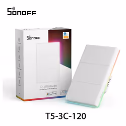 SONOFF TX Ultimate T5-120 Interruttore a Parete Smart Touch con Led Luce Sonoff TX Ultimate T5 è un interruttore a parete con ...