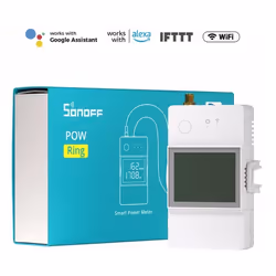 Sonoff POW Ring Misuratore di Potenza Smart WiFi con Trasformatore di Corrente Gestisci l'energia della tua casa in modo inte ...