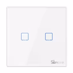 SONOFF T2EU2C-RF Interruttore a parete con funzione RF 433MHz 2 Tasti L'interruttore da parete smart switch wireless a 433 MH ...