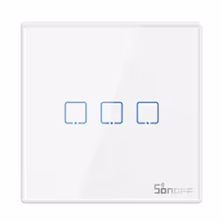 SONOFF T2EU3C-RF Interruttore a parete con funzione RF 433MHz 1 Tasto L'interruttore da parete smart switch wireless a 433 MH ...