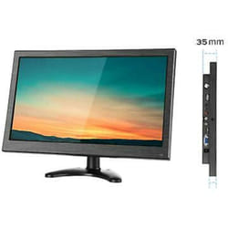 Monitor 13.3' Hd Per Telecamere Display Led Hdmi-Vga-Bnc-Usb-Av