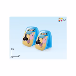 Dimensioni : 23 x 15 cm. I braccioli Barbapapa' sono il perfetto accessorio per i bambini durante le giornate estive in pisci ...
