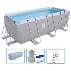 Jilong - Piscina fuoriterra rettangolare 400x207x122 cm
