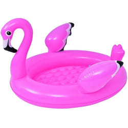 Jilong - Piscina Gonfiabile Fuoriterra per Bambini Fenicottero Rosa Giardino 108x95x65cm