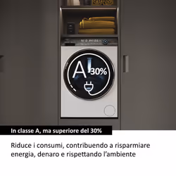Haier I-Pro Series 7 Plus , Lavatrice, 11kg, Classe A-30%, 1400 giri, Bianco, HW110-B14979EU1IT - Vista aggiuntiva 4