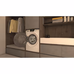 Haier HWD100-BP16929A lavasciuga Libera installazione Caricamento frontale Bianco D - Vista aggiuntiva 8