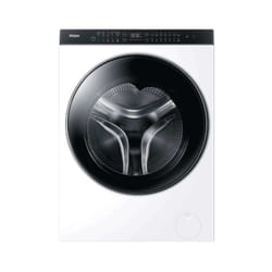 Haier Super Drum HWD100-BD1499U1 lavasciuga Libera installazione Caricamento frontale Bianco