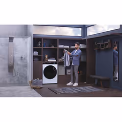 Haier Super Drum Series 7 HW150-BP14986E lavatrice Caricamento frontale 15 kg 1400 Giri/min Bianco - Vista aggiuntiva 8