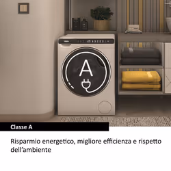 Haier MiniDrum, Lavatrice, 5kg, Classe A, Bianco, HW50-BP12307-S - Vista aggiuntiva 4