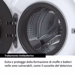 Haier MiniDrum, Lavatrice, 5kg, Classe A, Bianco, HW50-BP12307-S - Vista aggiuntiva 5