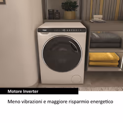 Haier MiniDrum, Lavatrice, 5kg, Classe A, Bianco, HW50-BP12307-S - Vista aggiuntiva 6