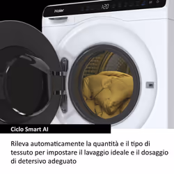 Haier MiniDrum, Lavatrice, 5kg, Classe A, Bianco, HW50-BP12307-S - Vista aggiuntiva 8