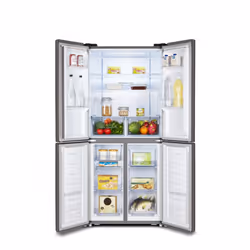 Hisense RQ515N4AC2 frigorifero side-by-side Libera installazione 427 L E Metallico, Argento - Vista aggiuntiva 4