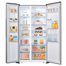 Hisense RS677N4AIF frigorifero side-by-side Libera installazione 519 L F Acciaio inox - Vista aggiuntiva 4