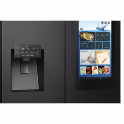 Hisense RQ760N4IFE frigorifero side-by-side Libera installazione 577 L E Nero - Vista aggiuntiva 6