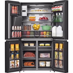 Hisense RQ760N4IFE frigorifero side-by-side Libera installazione 577 L E Nero - Vista aggiuntiva 7