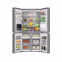 Hisense RQ758N4SWSE frigorifero side-by-side Libera installazione 606 L E Acciaio inox - Vista aggiuntiva 7