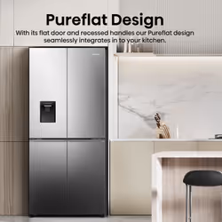 Hisense RQ5P470SMIE frigorifero con congelatore 482 L E Argento, Acciaio inox - Vista aggiuntiva 5