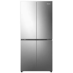 Hisense RQ5P470SEIE frigorifero side-by-side Libera installazione 499 L E Acciaio inox