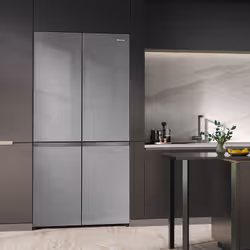 Hisense RQ768N4GVE frigorifero side-by-side Libera installazione 591 L E Argento - Vista aggiuntiva 2