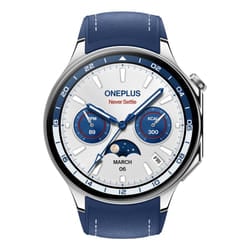 OnePlus Watch 2 3,63 cm (1.43") AMOLED 47 mm Digitale 466 x 466 Pixel Touch screen Blu Wi-Fi GPS (satellitare)
