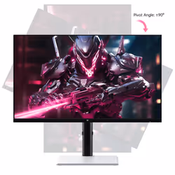 KTC H27E6 Monitor PC 68,6 cm (27") 2560 x 1440 Pixel 2K Ultra HD LED Bianco - Vista aggiuntiva 3