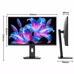 KTC H27T7P-2 Monitor PC 68,6 cm (27") 2560 x 1440 Pixel 2K Nero - Vista aggiuntiva 6