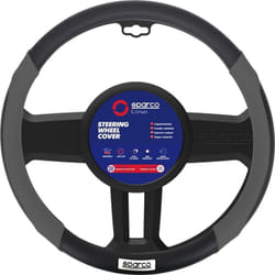 Coprivolante SPC1113 auto universale grigio e nero con dettagli traforati
