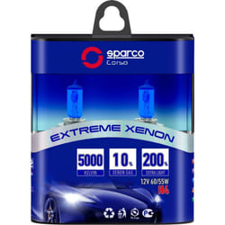 Coppia di lampadine auto h4 12V 60/55W luce fredda