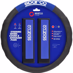 SPARCO Coprivolante e passacintura SPC1111K auto universali blu e nero