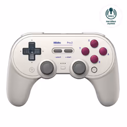 8Bitdo Pro 2 Hall Effect Bianco USB Gamepad Analogico/Digitale Android, Nintendo Switch - Vista aggiuntiva 2