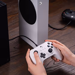 8Bitdo Ultimate Bianco USB Gamepad Analogico/Digitale Android, Xbox - Vista aggiuntiva 8