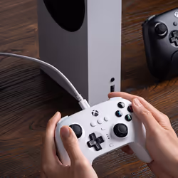 8Bitdo Ultimate 3-mode Bianco Bluetooth/USB Gamepad Analogico/Digitale Android, Xbox, iOS - Vista aggiuntiva 6