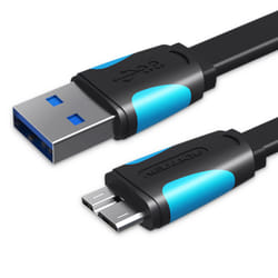 Vention VAS-A12-B025 cavo USB USB 3.2 Gen 1 (3.1 Gen 1) 0,25 m USB A Micro-USB B Nero