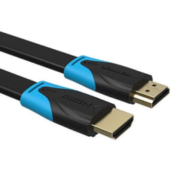 Cavo hdmi piatto 4K, ultra maschio ad alta velocità a maschio hdmi 2.0 cable 18Gbps 4K @60Hz 3D, ritorno de video uhd 3860p, hd 1080p, Ethernet