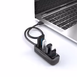 Vention VAS-J43-B050 hub di interfaccia USB 2.0 480 Mbit/s Nero - Vista aggiuntiva 3