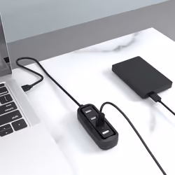 Vention VAS-J43-B050 hub di interfaccia USB 2.0 480 Mbit/s Nero - Vista aggiuntiva 5