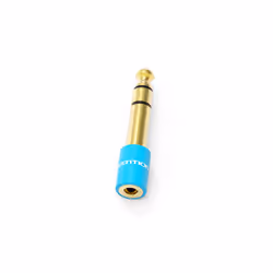 Vention VAB-S01-L adattatore per inversione del genere dei cavi 6.5 mm 3,5 mm Blu