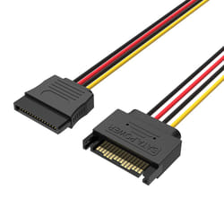 Vention KDABY cavo SATA 0,3 m SATA a 15 pin Nero